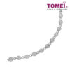 TOMEI Diamond Bracelet, White Gold 750