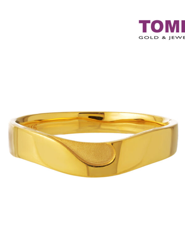 TOMEI Forever Love Couple Rings (For Men), Yellow Gold 916