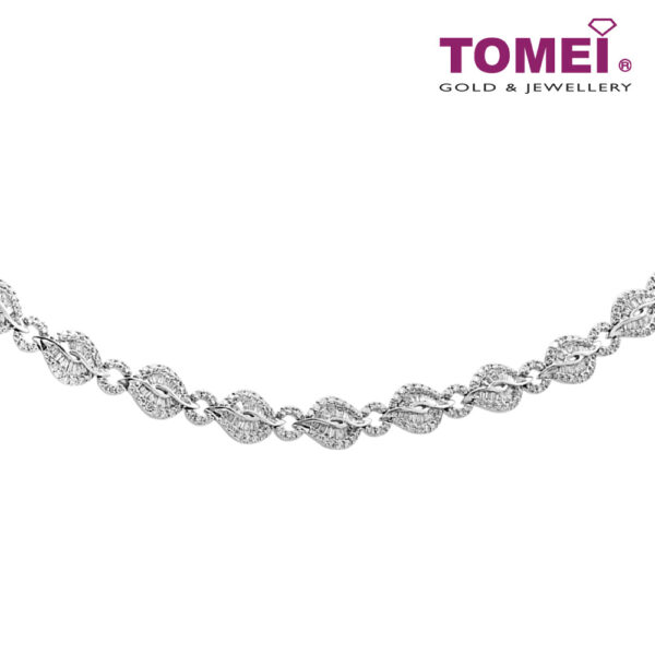 TOMEI Diamond Bracelet, White Gold 750