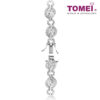 TOMEI Diamond Bracelet, White Gold 750