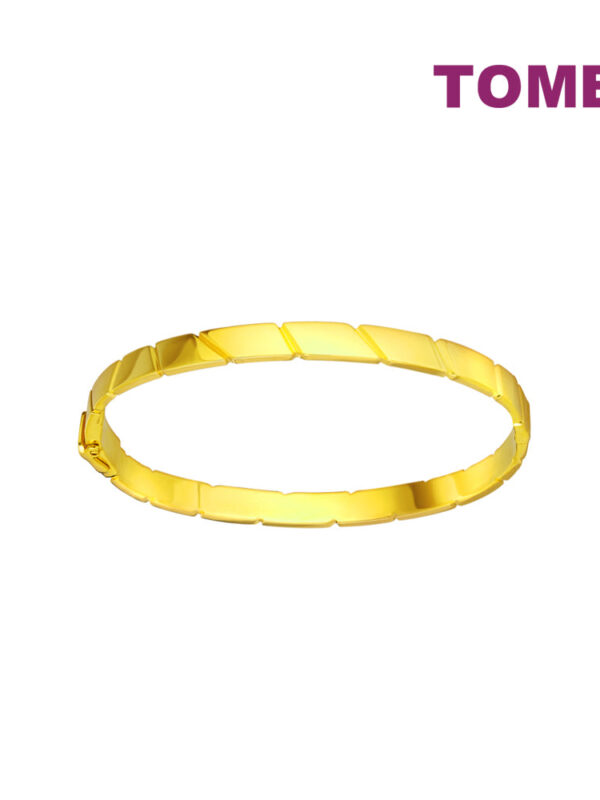 TOMEI Glowing Bangle, Yellow Gold 916
