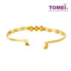 TOMEI Beads Bangle, Yellow Gold 916
