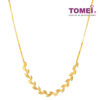 TOMEI Leaf Necklace, Yellow Gold 916