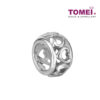 TOMEI Mini Lovely Charm, White/Rose Gold 585