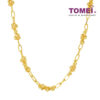 TOMEI Beads and Trace Chain Necklace, Yellow Gold 916