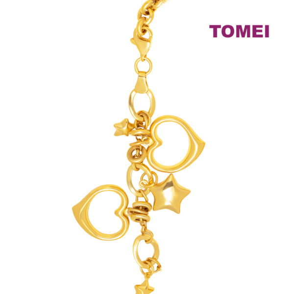 TOMEI Lusso Italia Love Bracelet, Yellow Gold 916