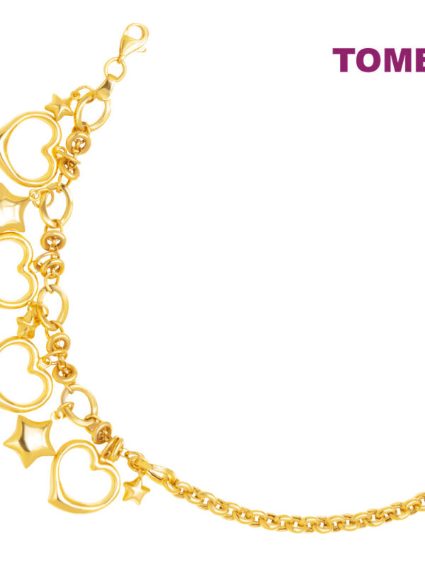 TOMEI Lusso Italia Love Bracelet, Yellow Gold 916