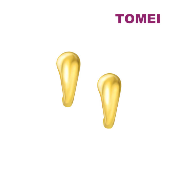 TOMEI Lusso Italia Mini Trunk Earrings, Yellow Gold 916