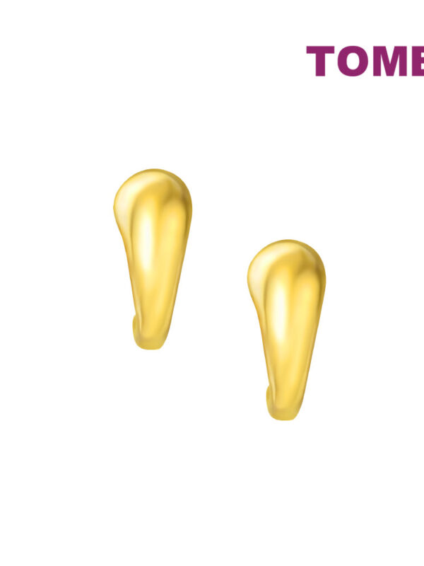 TOMEI Lusso Italia Mini Trunk Earrings, Yellow Gold 916