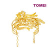 TOMEI Dragon & Phoenix Bangle, Yellow Gold 916