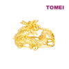 TOMEI Dragon & Phoenix Bangle, Yellow Gold 916