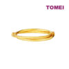 TOMEI Lusso Italia Intersecting Bangle, Yellow Gold 916
