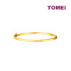 TOMEI Lusso Italia Minimalist Bangle, Yellow Gold 916