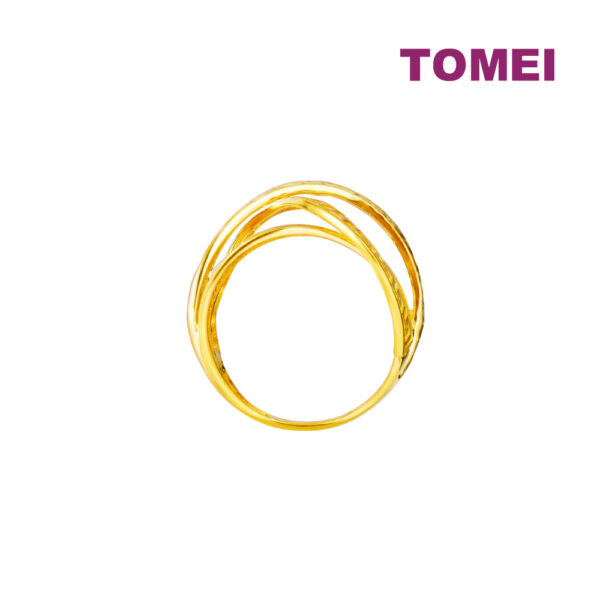 TOMEI Lusso Italia Ring, Yellow Gold 916