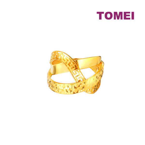 TOMEI Lusso Italia Ring, Yellow Gold 916