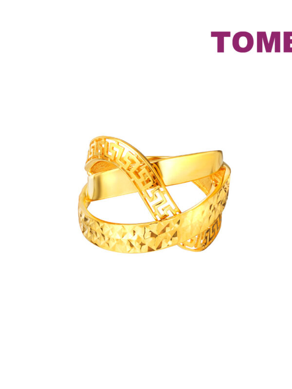 TOMEI Lusso Italia Ring, Yellow Gold 916