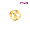 TOMEI Lusso Italia Ring, Yellow Gold 916