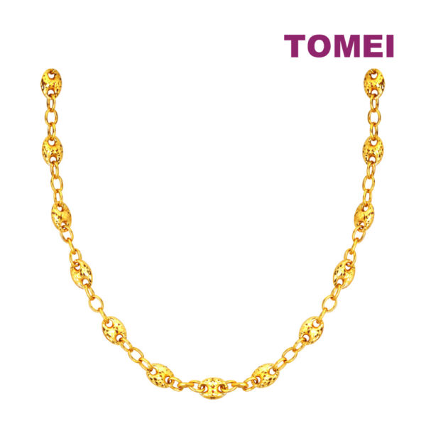 TOMEI Necklace Of Connection, Yellow Gold 916