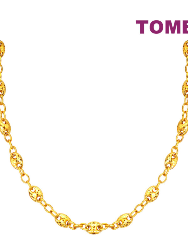 TOMEI Necklace Of Connection, Yellow Gold 916