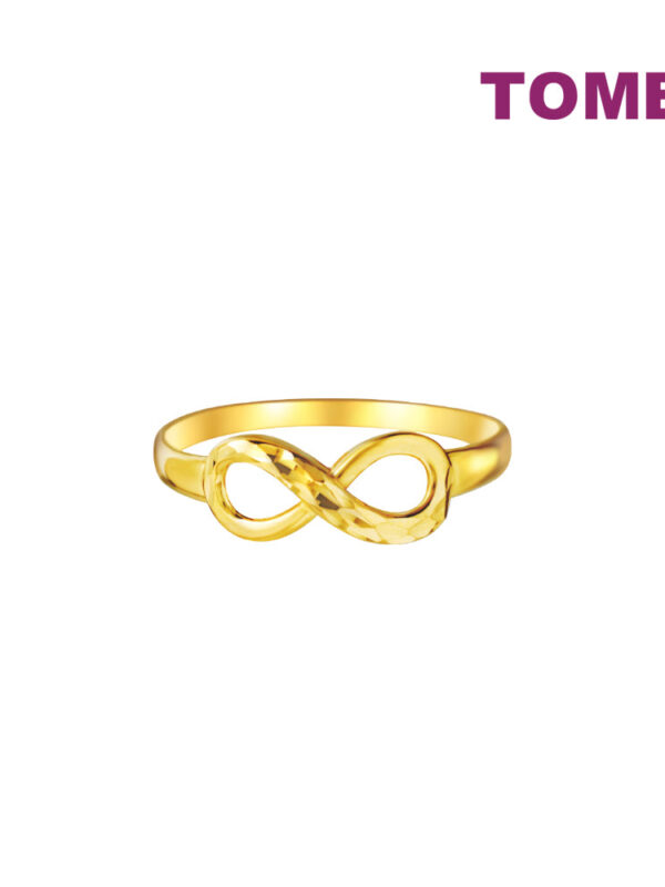 TOMEI Infinity Ring, Yellow Gold 916