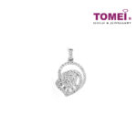 TOMEI Pendant, Diamond White Gold 750 (P5593)