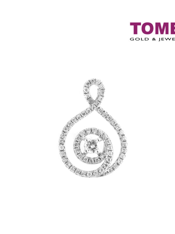 TOMEI Pendant, Diamond White Gold 750 (P4465)