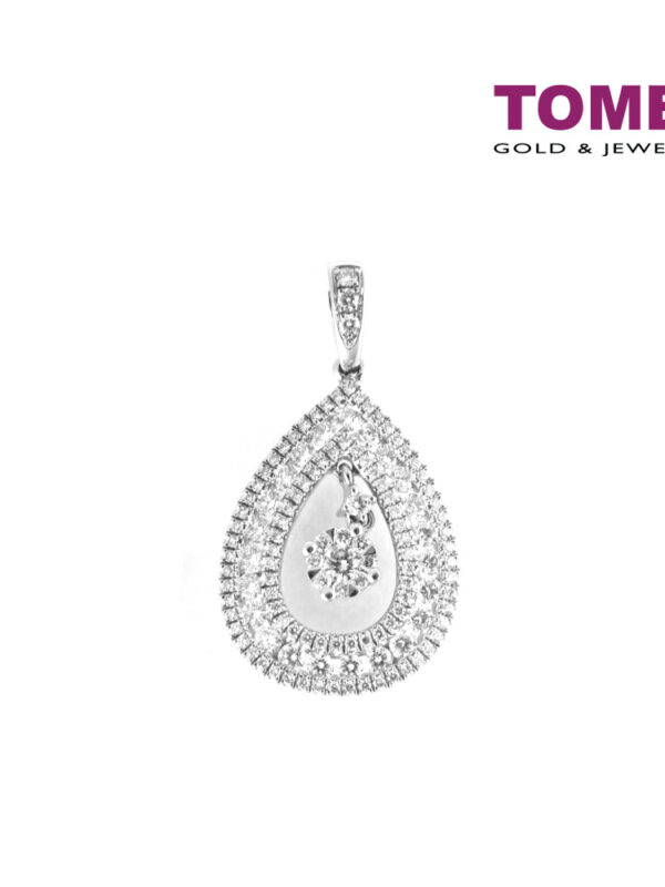 TOMEI Pendant, Diamond White Gold 750 (P4963)