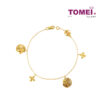 TOMEI Gilded Kismet of Glamour Bracelet, Yellow Gold 916 (WS-YG1275B-1C)