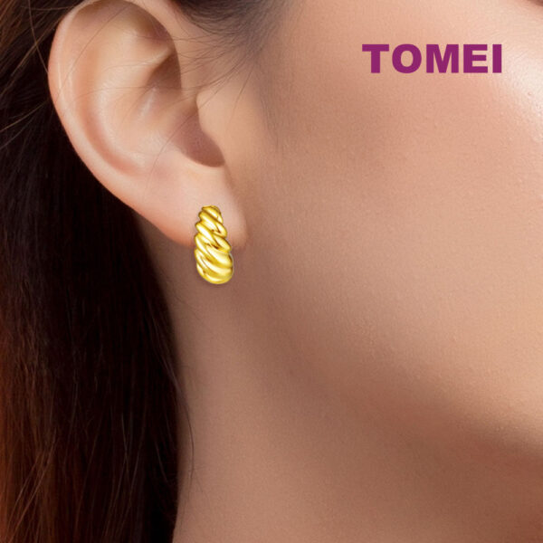 TOMEI Lusso Italia Earrings, Yellow Gold 916