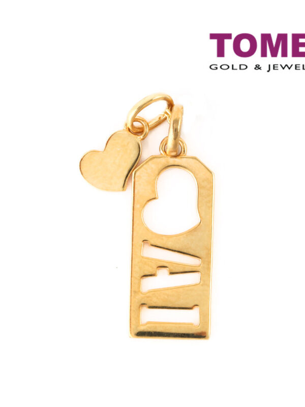 TOMEI My Only Love Pendant, Yellow Gold 916
