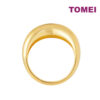 TOMEI Anastasia Sophisticated Curved Ring, Yellow Gold 916