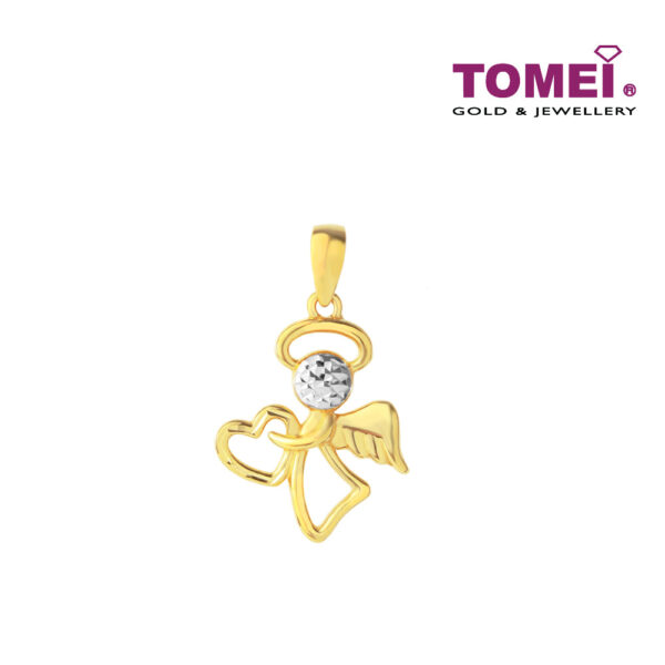 TOMEI Angel Pendant, Yellow Gold 916