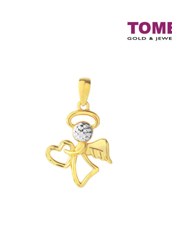 TOMEI Angel Pendant, Yellow Gold 916