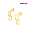TOMEI Dangling Earrings, Yellow Gold 916 (9Q-YG1234E-1C) (2.77g)