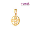 TOMEI Peace and Prosperity pendant, Yellow Gold 916