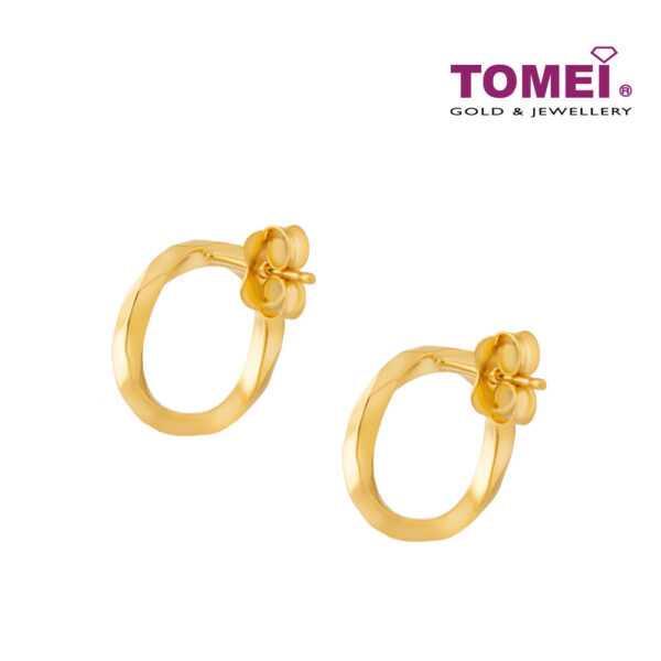 TOMEI Earrings, Yellow Gold 916