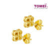 TOMEI Diamond Cut Collection Earrings, Yellow Gold 916 (9Q-YG1260E-2C)  (2.50g)