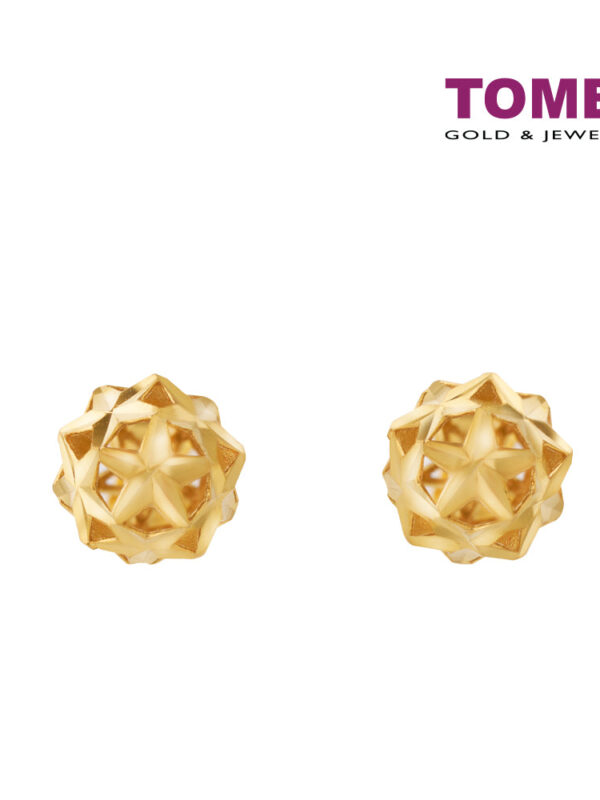 TOMEI Earrings, Yellow Gold 916
