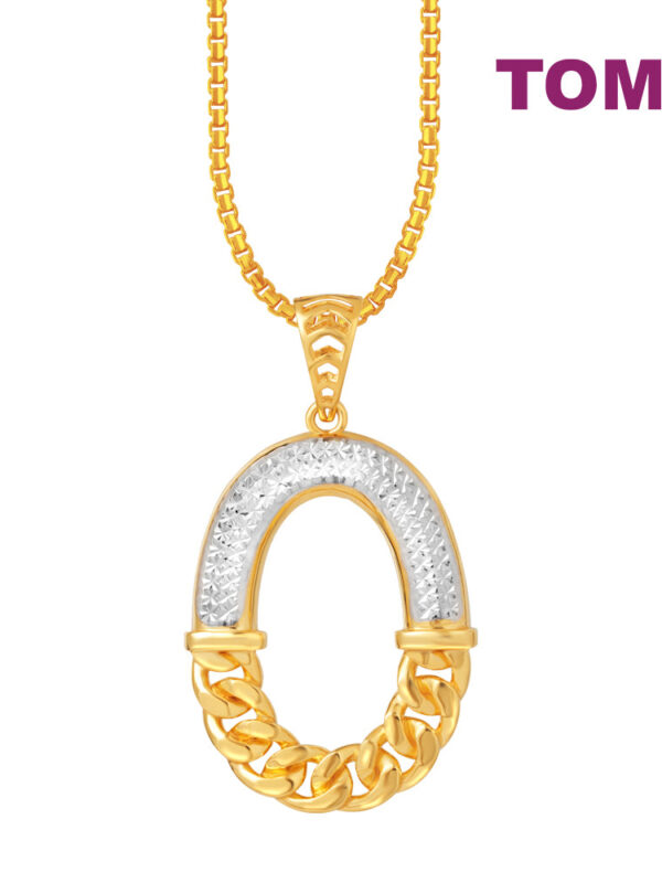 TOMEI Dual-Tone Knotted Pendant, Yellow Gold 916