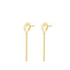 TOMEI Apple Love Dangling Earring, Yellow Gold 916
