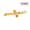 TOMEI Lusso Italia Cross Pendant, Yellow Gold 916