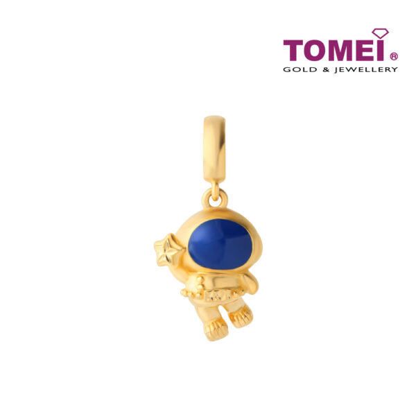 TOMEI Aspiring Astronauts Charm, Yellow Gold 916