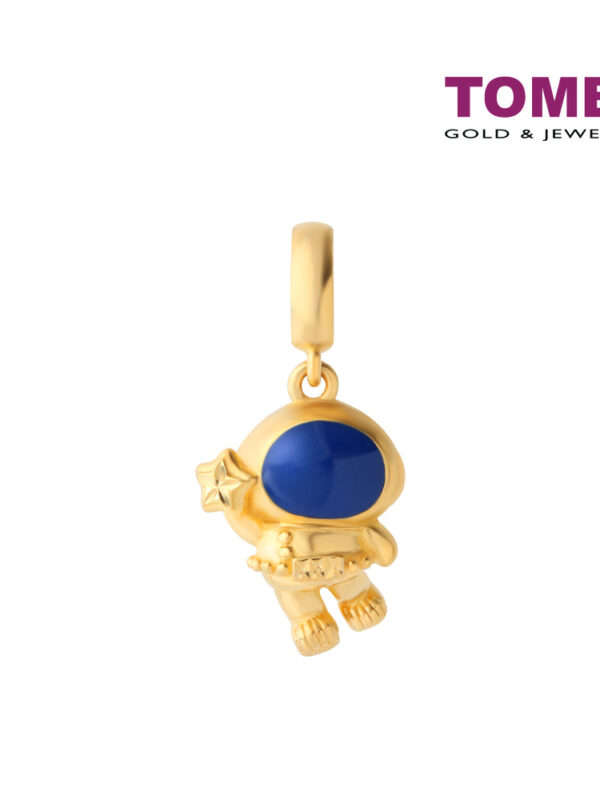 TOMEI Aspiring Astronauts Charm, Yellow Gold 916