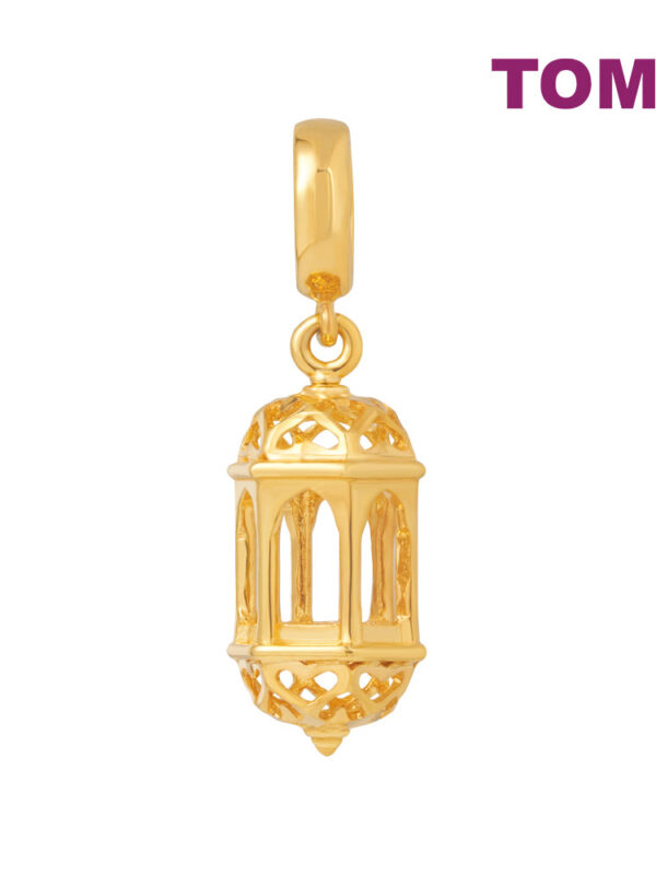 TOMEI Eid Lantern Charm, Yellow Gold 916