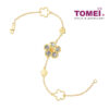 TOMEI Bloom Of Bliss Bracelet, Yellow Gold 916 (9M-YG1342B-1C)