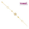 TOMEI Bloom Of Bliss Bracelet, Yellow Gold 916 (9M-YG1342B-1C)
