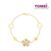 TOMEI Bloom Of Bliss Bracelet, Yellow Gold 916 (9M-YG1342B-1C)