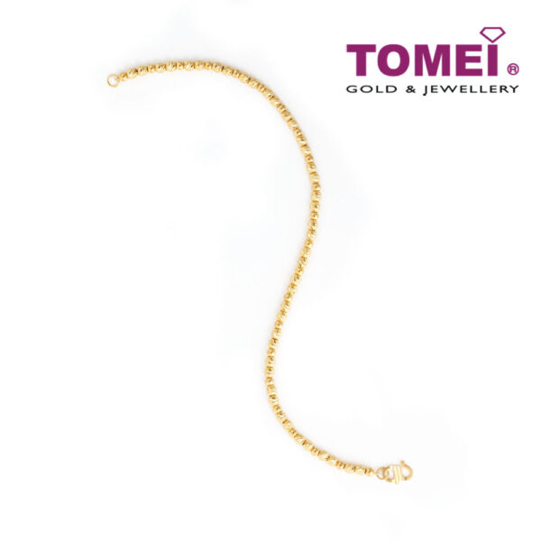 TOMEI Passel of Aureate Sphericity Bracelet, Yellow Gold 916