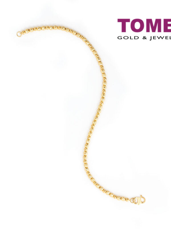 TOMEI Passel of Aureate Sphericity Bracelet, Yellow Gold 916