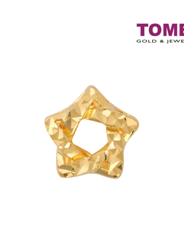 TOMEI Golden Star Charm, Yellow Gold 916
